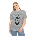 thumbnail image 4 of What Up Doe Slang Greeting Funny Quote Unisex T-Shirt Bearded Man Graphic, 4 of 11