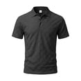 thumbnail image 5 of SOOMLON Short Sleeve Dress Shirts for Men Big and Tall Collared Shirt Breathable Work Shirt Summer Vacation Clothes, 5 of 5