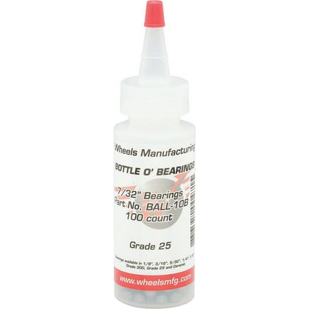 Wheels Manufacturing Grade 25 7/32" Loose Ball Bearing: Bottle of 100