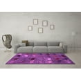 thumbnail image 3 of Ahgly Company Indoor Rectangle Abstract Purple Modern Area Rugs, 5' x 8', 3 of 4