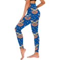 thumbnail image 1 of MKLEKYY Leggings para el Día de la Independencia de las Mujeres, 4 de Julio, Leggings, Pantalones para Yoga, Running, Gimnasio, Pantalones de Yoga, Mallas de Compresión, Yoga, Running, Fitness 856, 1 of 4