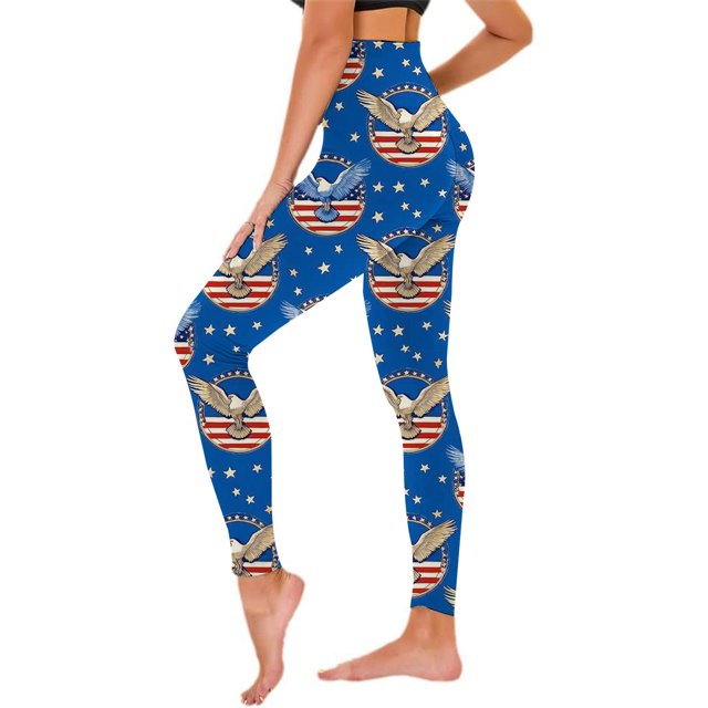 MKLEKYY Leggings para el Día de la Independencia de las Mujeres, 4 de Julio, Leggings, Pantalones para Yoga, Running, Gimnasio, Pantalones de Yoga, Mallas de Compresión, Yoga, Running, Fitness 856