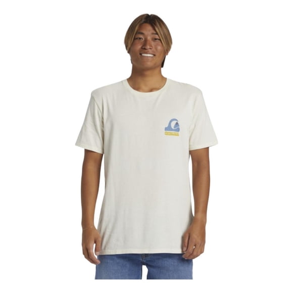 Playera Quiksilver Andy Y Andy Para Hombre Color Blanco Modelo AQYZT09260WBK0
