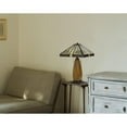 thumbnail image 2 of 60W X 2 Tiffany Table Lamp With Pull Chain Switch With Resin Lamp Body, 2 of 5