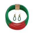 thumbnail image 1 of Collar de joyería africana perfecl verde, 1 of 8