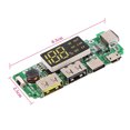 thumbnail image 4 of Carte de chargeur de batterie au lithium pour touristes LED, banque d'alimentation mobile USB, technologie de charge 18650, protection de circuit, 5V, graphite A, Micro, Type-C, 4 of 4