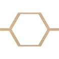 thumbnail image 5 of 81 7/8"W x 47 1/4"H x 3/8"T King Size Westmore Decorative Fretwork Wood Ceiling Panels, Hickory, 5 of 10