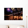 thumbnail image 1 of Spectacular Fireworks Han River Wall Mural Decal Sticker, Wallmonkeys Peel & Stick Vinyl Graphic (24 in W x 16 in H), 1 of 4