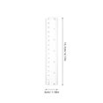 thumbnail image 2 of Masteelf 30 pcs  Small Ruler Short Ruler Bulk For Classroom Scale Ruler Small Ruler For Journaling Plastic Rulers Bulk Plastic Students Ruler Students Ruler Transparent Ruler, 2 of 8