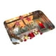 thumbnail image 2 of Wandteppich de puerta de Navidad impreso, 16 x 24 in, decoración para hogar, deslizante, , alfombra de , decoración para , oficina, Estilo 5 perfecl Alfombra de área de cocina, 2 of 7