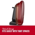 thumbnail image 6 of George Foreman 2-Serving Copper Electric Indoor Grill and Panini Press, Red, GR320FRC-HP, 6 of 15