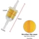 thumbnail image 2 of Kit de manguera de gasolina, línea de combustible de 2 m, diámetro de 5 mm + filtro de combustible de interfaz de 2 x 5 mm + abrazaderas de manguera de 10 x 9 mm para automóvil motocicleta scooter, 2 of 5