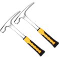 thumbnail image 1 of UTAH-2 PCS 32 oz Rock Pick Hammer, Chrome Plating, 11.2 Inch All Steel Geologist Hammer with Shock Reduction Grip for Mining, Geological Prospecting, 1 of 4