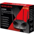 thumbnail image 5 of Router Inalambrico MERCUSYS MR80X Wi-Fi 6 AX3000 Doble Banda 3000Mbps 802.11ax, 5 of 5