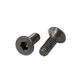 thumbnail image 3 of M2x6mm Metal Nickle Plated Grade 10.9 Flat Head Hex Socket Cap Screw Bolt 50pcs, 3 of 5