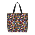 thumbnail image 1 of Balery Bowling Colorful Bolsa de Mano para Mujeres con Cremallera, Bolsa de Gimnasio con Compartimentos, Bolsa para Laptop, Bolsa para Trabajo, 1 of 7