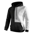 thumbnail image 4 of Men's Fashion 3D Casual Part Print Hooded Pullover Long Sleeve Drawstring Hooded Sweater Tops Men Cotton Hooded Sweatshirt, 4 of 4