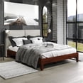 thumbnail image 5 of Pemberly Row Modern / Contemporary Queen Natural Wood Platform Bed, 5 of 5
