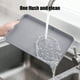 thumbnail image 5 of pstuiky Bandeja de hielo para refrigerador con tapa y caja de hielo con contenedor Bandeja de hielo pequeña para hacer cócteles helados Té Café, 5 of 7
