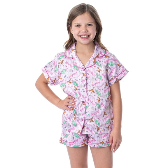 Harry Potter Girls' Honeydukes Wizarding World Sleep Pajama Set Shorts