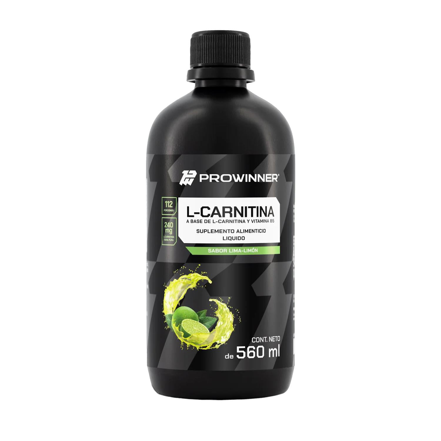 L-Carnitina 240 mg sabor Lima-Limn 560 Ml Pronat Prowinner  PROWCARNITINALIMON | Walmart en lnea