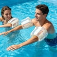 thumbnail image 7 of BingTong Striped Glitter Inflatable Swim Arm Floaties, Transparent Sequins Swimming Arm Bands, Buoyancy Water Float Sleeves for Kids Adults Pool Beach Water Play White, 7 of 7