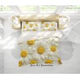 thumbnail image 1 of 3D White Daisy Floral Quilt Cover Set Bedding Set Pillowcases 76, 1 of 3
