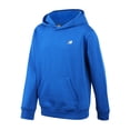 thumbnail image 1 of Sudadera con capucha New Balance para niños con forro polar de algodón suave, azul 8, 1 of 6