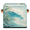 Multicolor 2, variant on CURLYOOT Summer Tropical Seaside Teal Cube Storage Bin, 11 Inch Storage Cube Fabric Bin for Shelves, Foldable Clothes Organizer Baskets with Leather Handle for Closet Home
