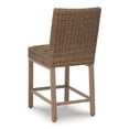 thumbnail image 5 of Signature Design by Ashley Walton Bridge Indoor/Outdoor Bar Stool, Set of 2, Driftwood, 5 of 6