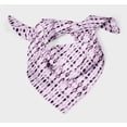 thumbnail image 3 of Bimba Purple Shibori Tie-Dye Pure Silk Printed Head Bandanas Summer Neck Wrap Scarf 40 x 80 Inches, 3 of 6