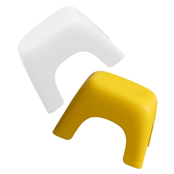 WRITWAA Nonslip Step Stool Stool Co-Polymer Classic Bath Stool For All Users 2Pcs