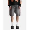 thumbnail image 3 of Pantalones cortos de mezclilla rectos con bordados y estampado de hip hop gótico callejero, diseño Y2K, pantalones de baloncesto de cintura alta de gran tamaño para parejas, 3 of 5
