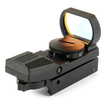 Red Reflex Sight with 4 Reticles, 3/8" Dovetail Mount