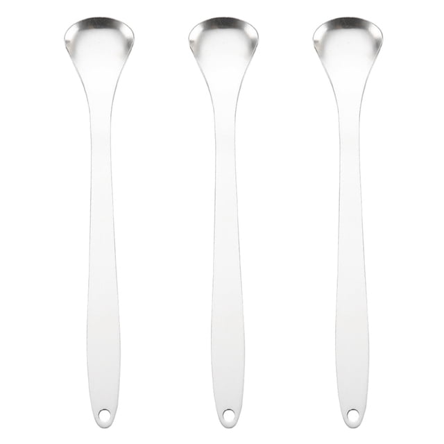 Paquete de 3 raspadores de lengua, limpiador de lengua de acero inoxidable, raspadores de lengua de metal para reducir el mal aliento