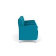 thumbnail image 4 of Lesro Ravenna Lounge Reception 3 Seat Tandem Seating in Teal, 4 of 5