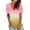 Pink summer womens Shirt, variant on Womens Shirts and Blouses,Summer Tops for Women Casual Gradient V Neck T-Shirts Short Sleeve Ombre Tunic Tops Blouse Basic Plus Size Tops