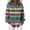 Tops-A375Purple, variant on LEKWK Mardi Gras Shirts for Women Fun Party Food Graphic Print Dress Blouses Long Sleeve Button Down Casual Daily Outfits