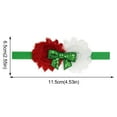 thumbnail image 2 of Christmas Bow Stretch Elastic Headband for Children and Babies Festive Holiday Hair Accessory, 2 of 3
