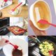 thumbnail image 3 of Utensilios de cocina Juego de utensilios de cocina antiadherentes con rejilla de plástico Juego de utensilios de cocina de silicona (Rojo JAMW Sencillez, 3 of 5