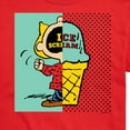 thumbnail image 3 of Peanuts - Sally Ice Cream Pink Garment - Men's Short Sleeve Graphic T-Shirt, 3 of 6