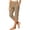 W10-Khaki, variant on Glisme Pants For Women High Waist Straight Leg Sweatpants Relax Fit Slacks Trend Bottoms Brown 2Xl