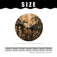 thumbnail image 2 of 10 Inch Wall Clock Battery Operated Silent Clock Decorative for Office, Kitchen, Outdoor, Living Room，African Woman Africa Pattern Painting, 2 of 4