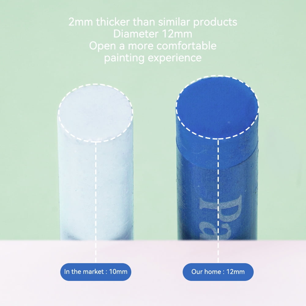 Paul Rubens 72Pcs Oil Pastels Set for Artist, Students, 72 Colours Soft Pastels, Vibrant and Creamy