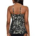 thumbnail image 2 of Zahara Love Knot Underwire Tankini Top DD-Cups Swimsuit, 2 of 6