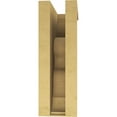 thumbnail image 4 of 5"W x 10"D x 15"H Classic Highland Rough Cedar Woodgrain TimberThane Corbel, Primed Tan, 4 of 6