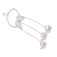 thumbnail image 2 of Sonducket de cadena de dedo Cadenas hechas a mano de moda Enlace Aspecto exquisito Pulseras impermeables Brazaletes Joyería Mujer Ropa, zapatos y accesorios Miscelánea Plata, 2 of 6