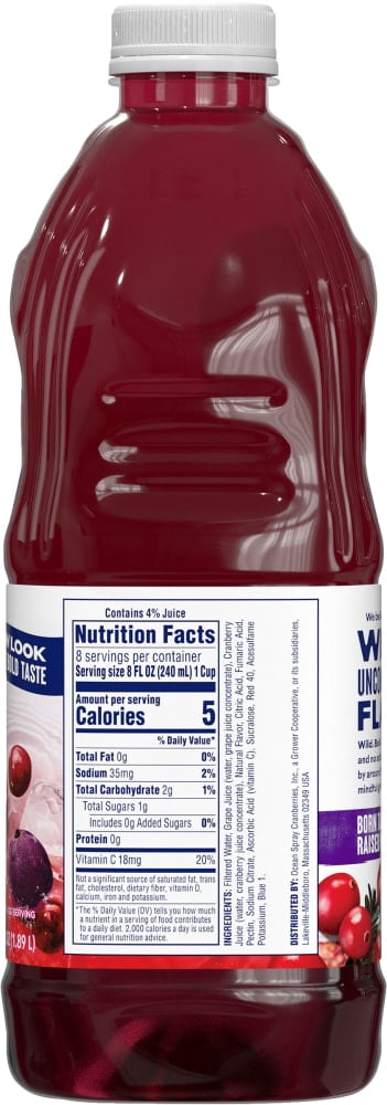 Ocean Spray Diet Cran-Grape Juice Drink 64 fl oz - 2 count