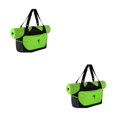 thumbnail image 4 of kurtrusly Essentiels de Yoga Bien Emballés dans un Sac de Sport Robuste et Durable Sacs de Sport Yoga Vert 2ensemble, 4 of 6