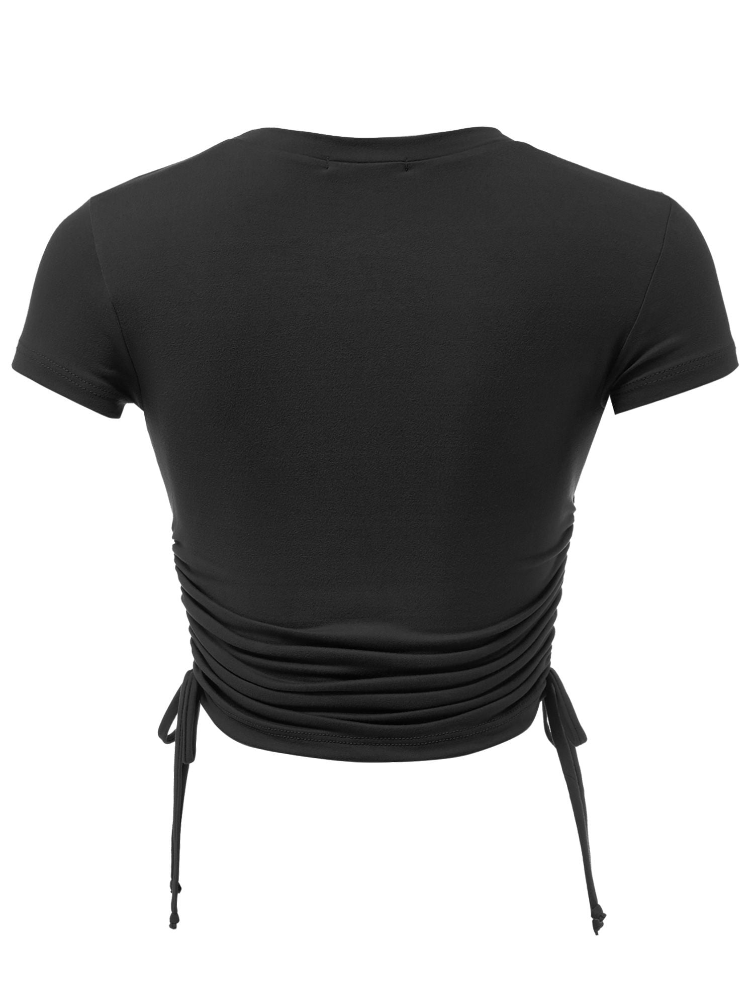 【PORTERNA】Roel shirring cropped T-shirt 53573fca-a260-447a-92e3-